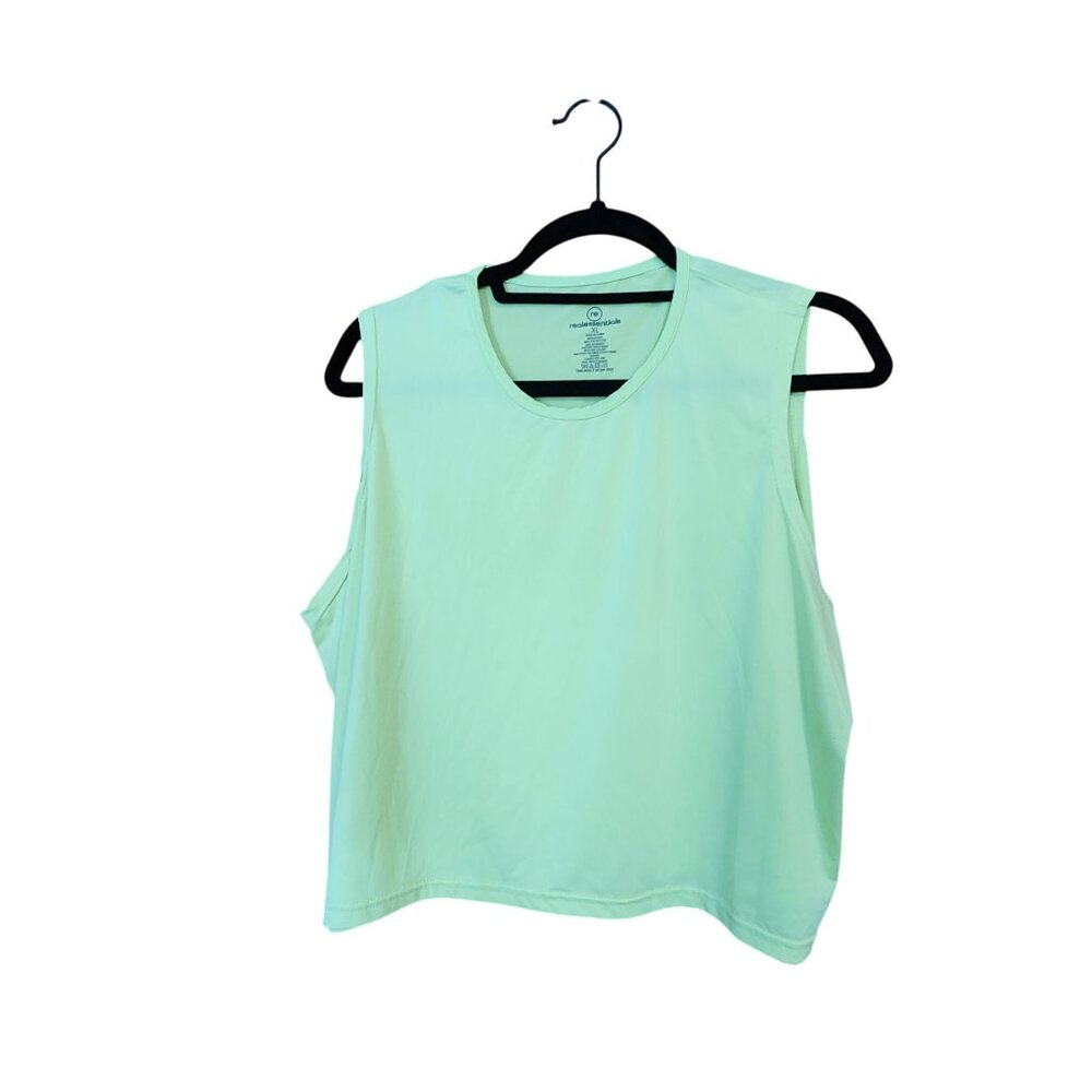 Real Essentials Womens Sleeveless Muscle Tank Tops Quick Dry  XL